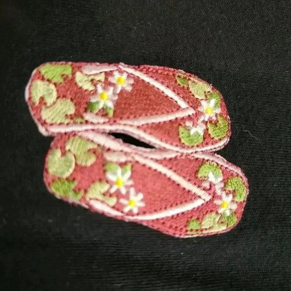 Vtg Bobbie Brooks Maxi Dress Womens XL Embroidered Sandals Short Sleeve - Picture 10 of 16